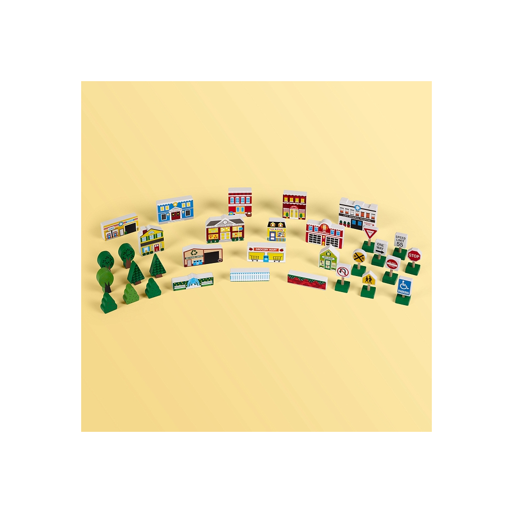 Ігровий набір Melissa&Doug дерев'яний "Місто" (MD14796) Ігровий набір Melissa&Doug дерев'яний "Місто" (MD14796)