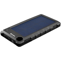 Батарея універсальна Sandberg 10000mAh, Outdoor IP66, Solar Panel 5V/300mA, USB-C, Micro-USB, USB-A, 5V/3A Max (420-53)