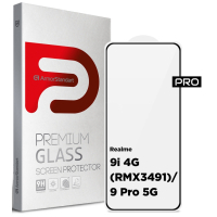 Скло захисне Armorstandart Pro Realme 9i 4G (RMX3491)/9 Pro 5G Black (ARM61469)