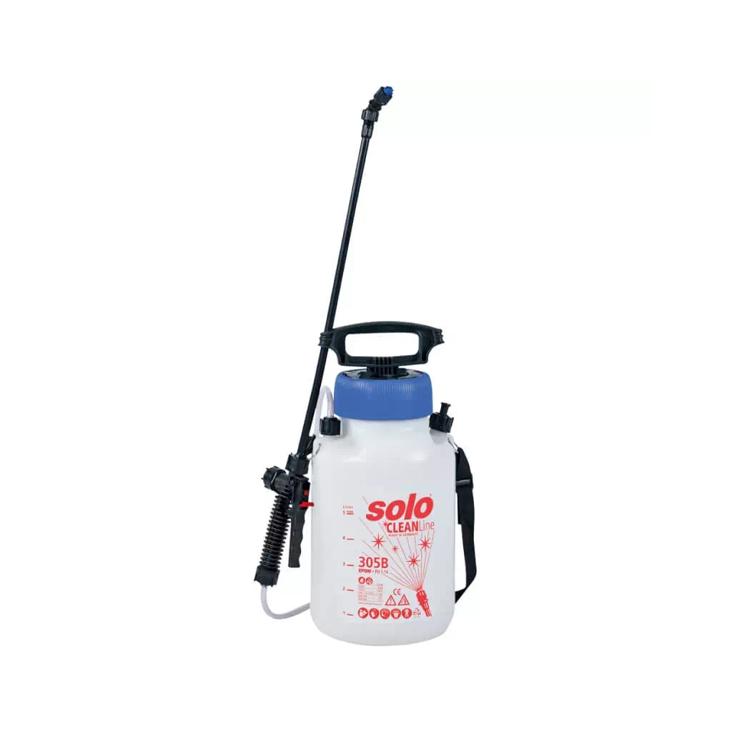 Обприскувач Solo ручний плечовий 5.0 л, поршневий, тиск 3 бар, трубка 50 см, вага 2.6 кг (305B) Обприскувач Solo ручний плечовий 5.0 л, поршневий, тиск 3 бар, трубка 50 см, вага 2.6 кг (305B)