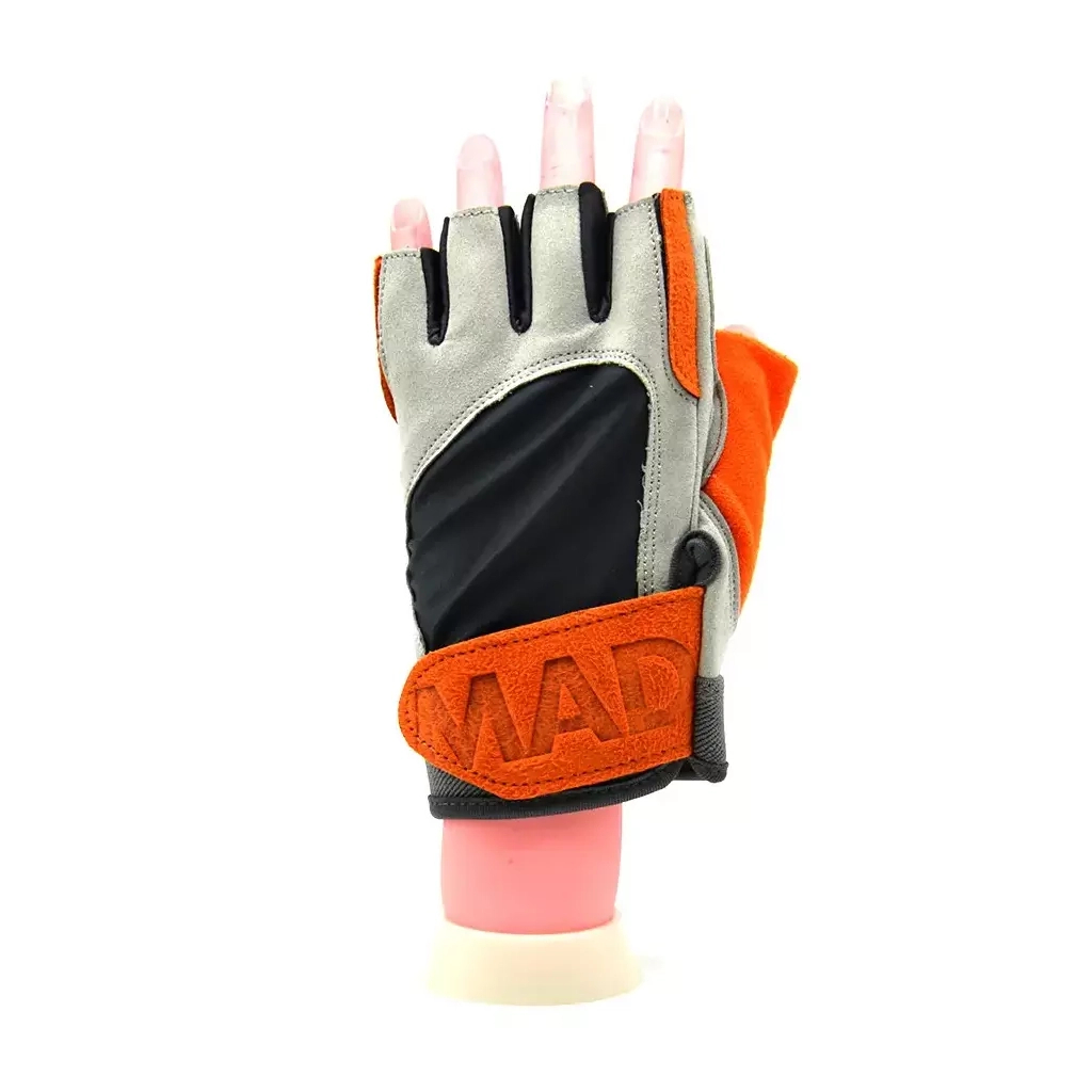 Рукавички для фітнесу MadMax MFG-850 Crazy Grey/Orange M (MFG-850_M)