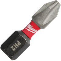Bit set Milwaukee SHOCKWAVE, PH2, 25mm, 2pcs (4932430852)