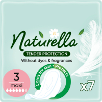 Sanitary pads Naturella Gentle Protection Maxi (Size 3) 7 pcs. (8700216045421)