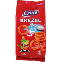 Соломка Croco Brezel Кільцями солена 100 г (5941194003635)