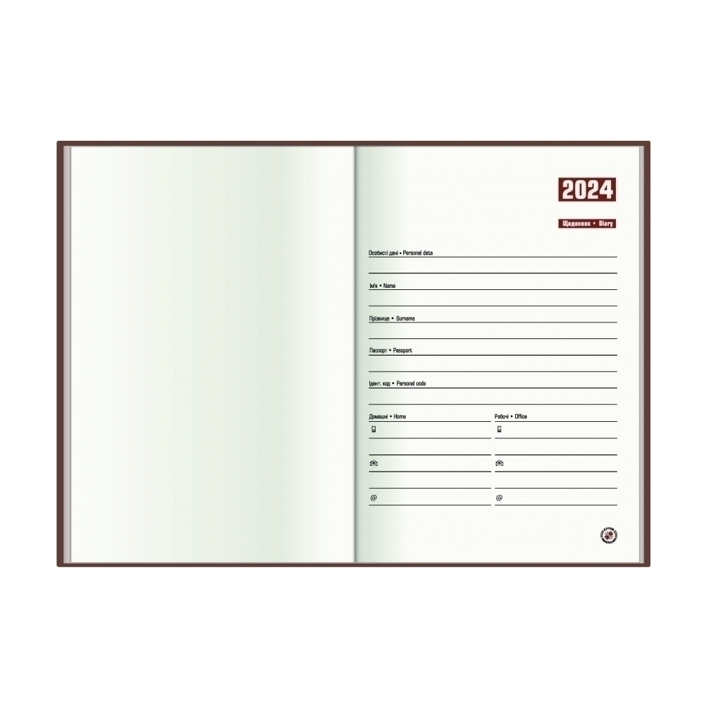 Тижневик Economix датований 2024 PRINCIPE рожевий, А5 (E21690-09) Тижневик Economix датований 2024 PRINCIPE рожевий, А5 (E21690-09)