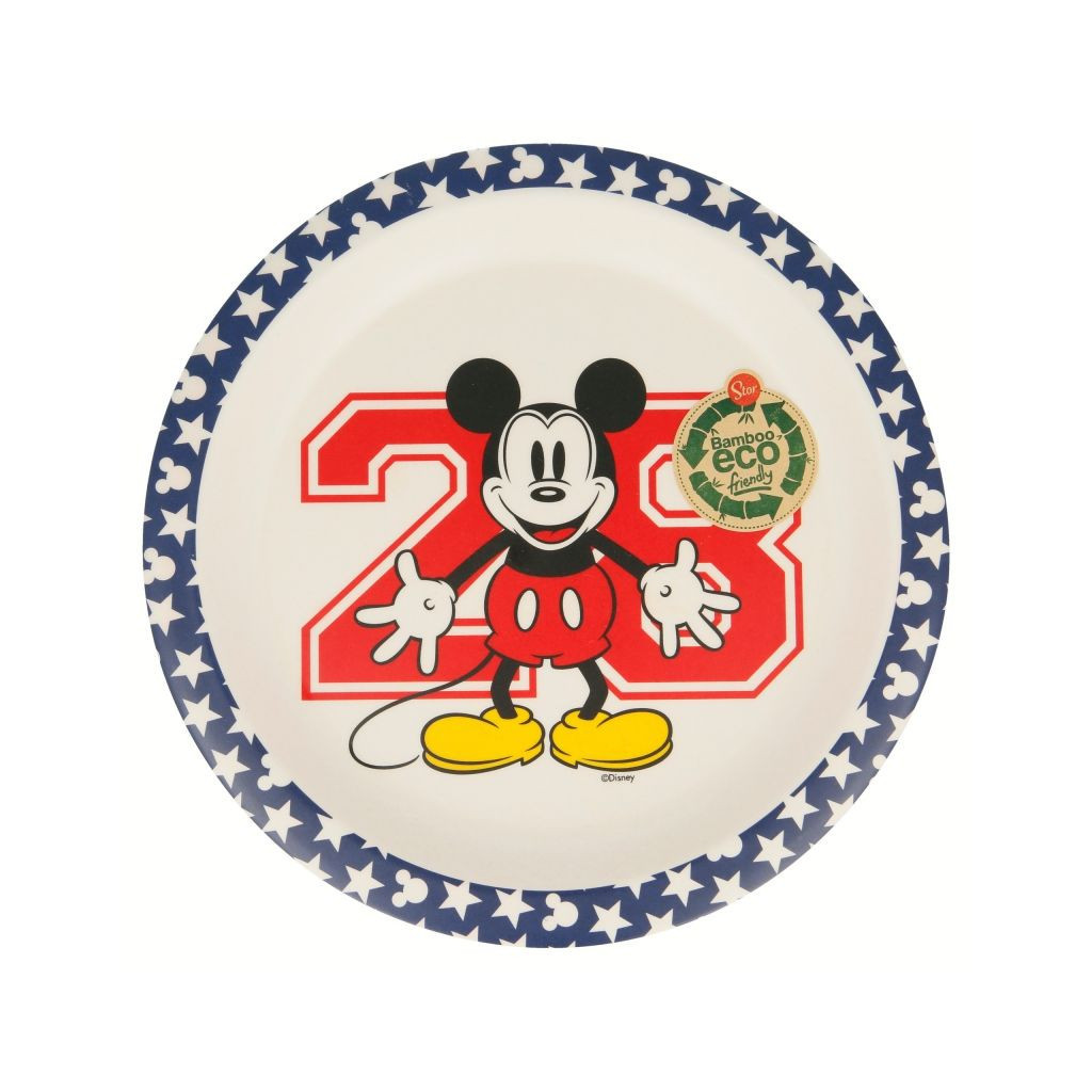 Набір дитячого посуду Stor Disney - Mickey Mouse all star, Bamboo (Stor-01325)