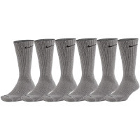 Шкарпетки Nike U NK ED PLS CSH CRW 6PR-132 SX6897-065 46-50 6 пар Сірі (195241138718)