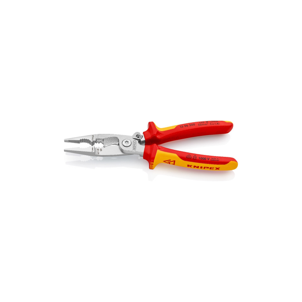 Плоскогубці KNIPEX для електромонтажних робіт (13 96 200)