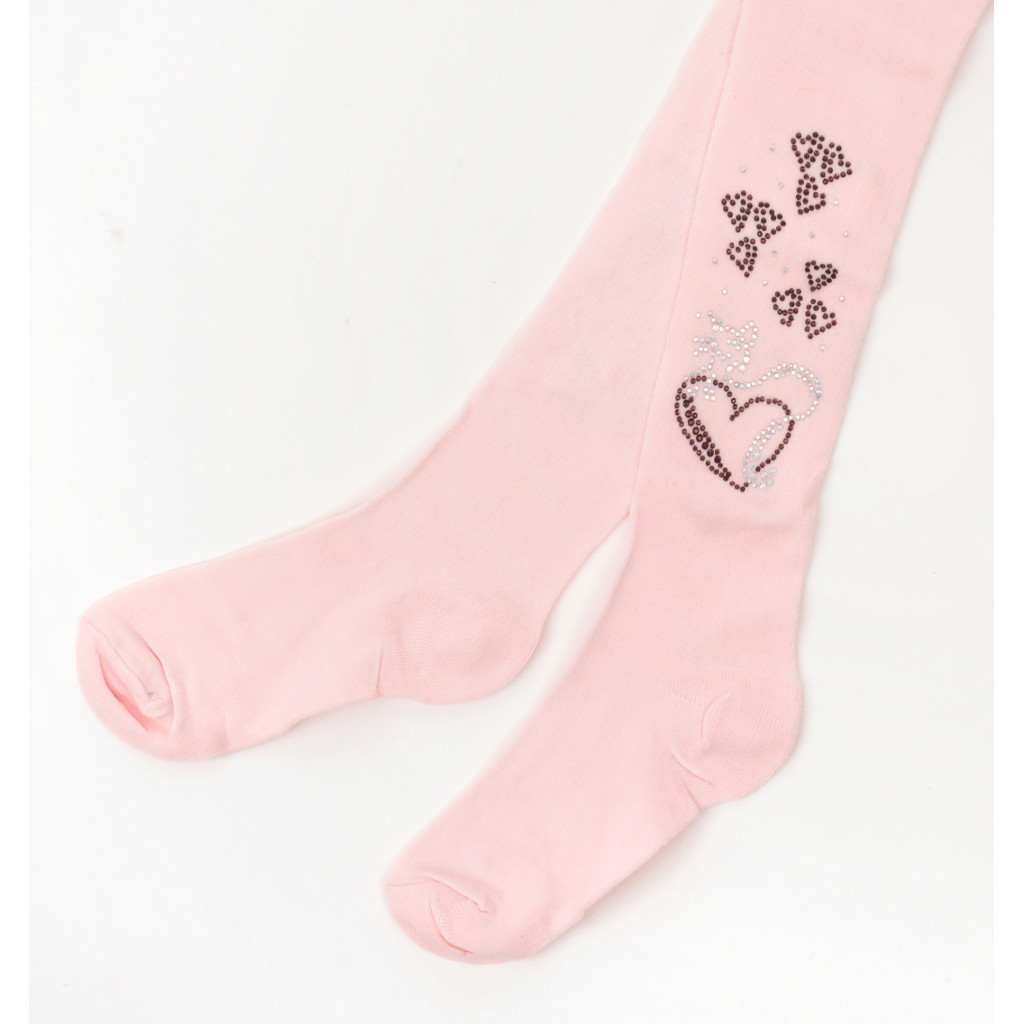 Колготки дитячі BNM зі стразами (M0C0302-1174-5G-pink) Колготки дитячі BNM зі стразами (M0C0302-1174-5G-pink)