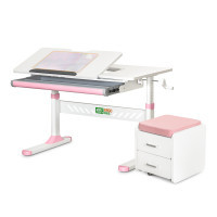 ErgoKids desk (S) TH-310 (desk + bedside table) (TH-310 + BD C3_PINK)