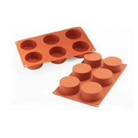 Baking mold Silikomart "Cylinder" 70 mm, h35 mm (SF127/C)