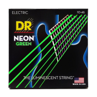 Guitar strings DR Strings NEON Green Electric - Medium (10-46) (NGE-10)