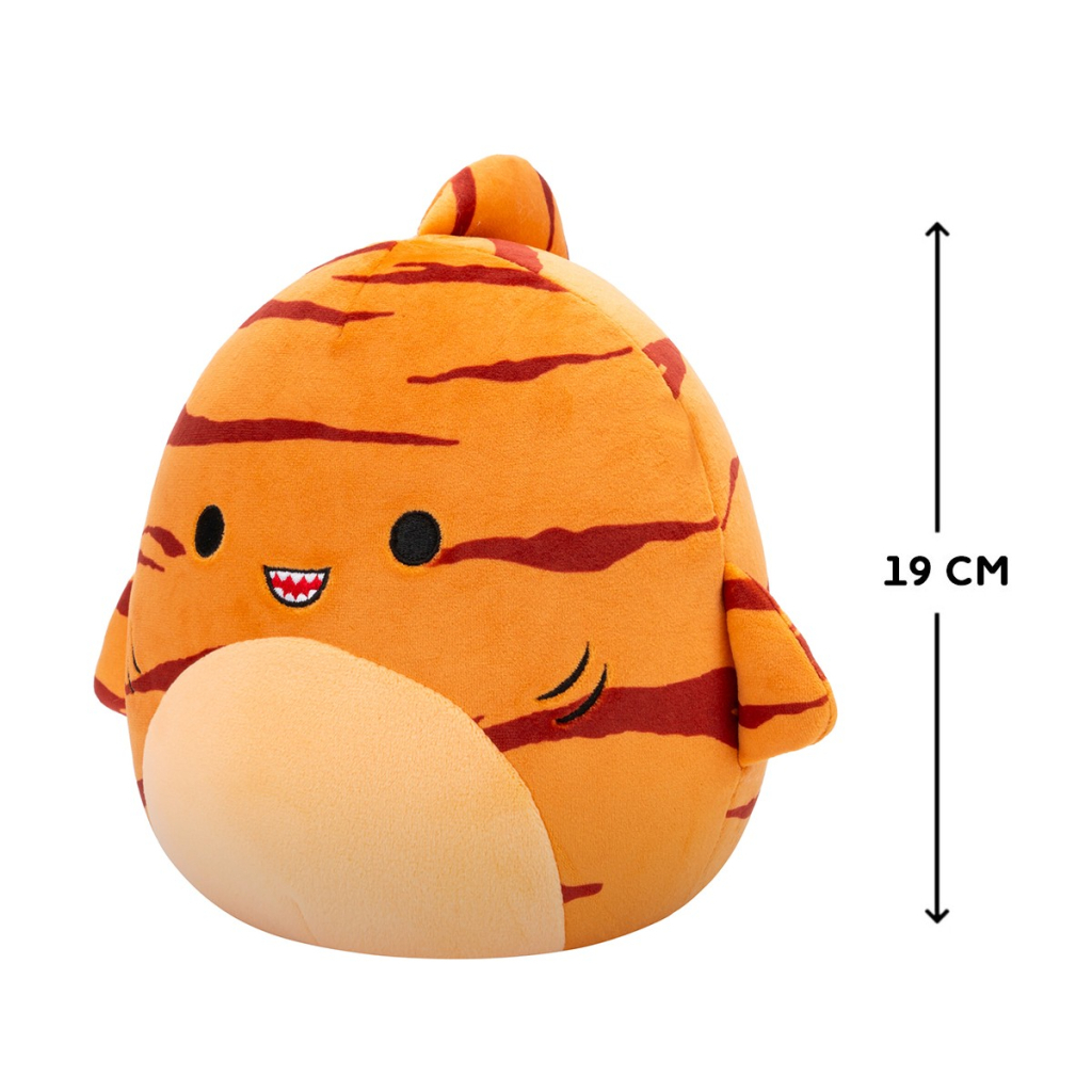 М'яка іграшка Squishmallows Тигрова акула Джаггер 19 см (SQCR06597)