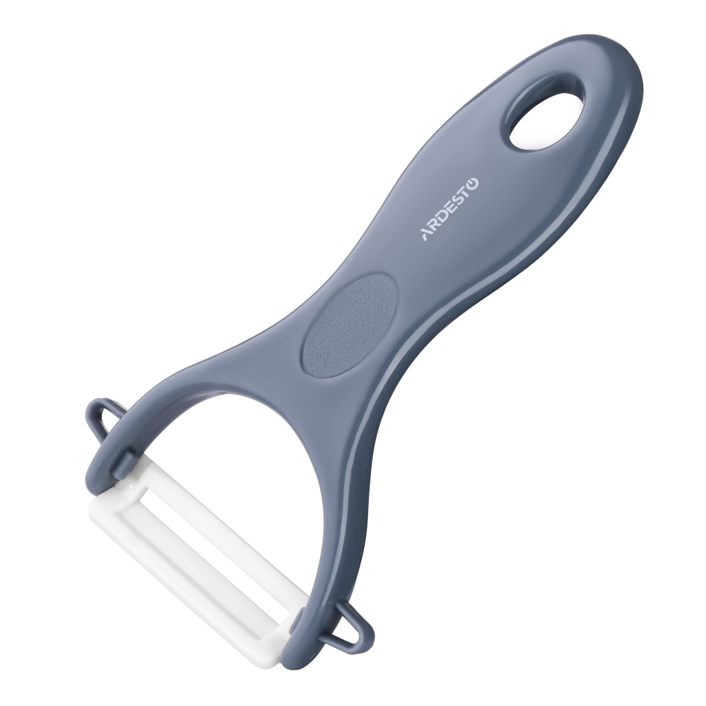 Овочечистка Ardesto Fresh, кераміка, пластик, сірий (AR8340G)