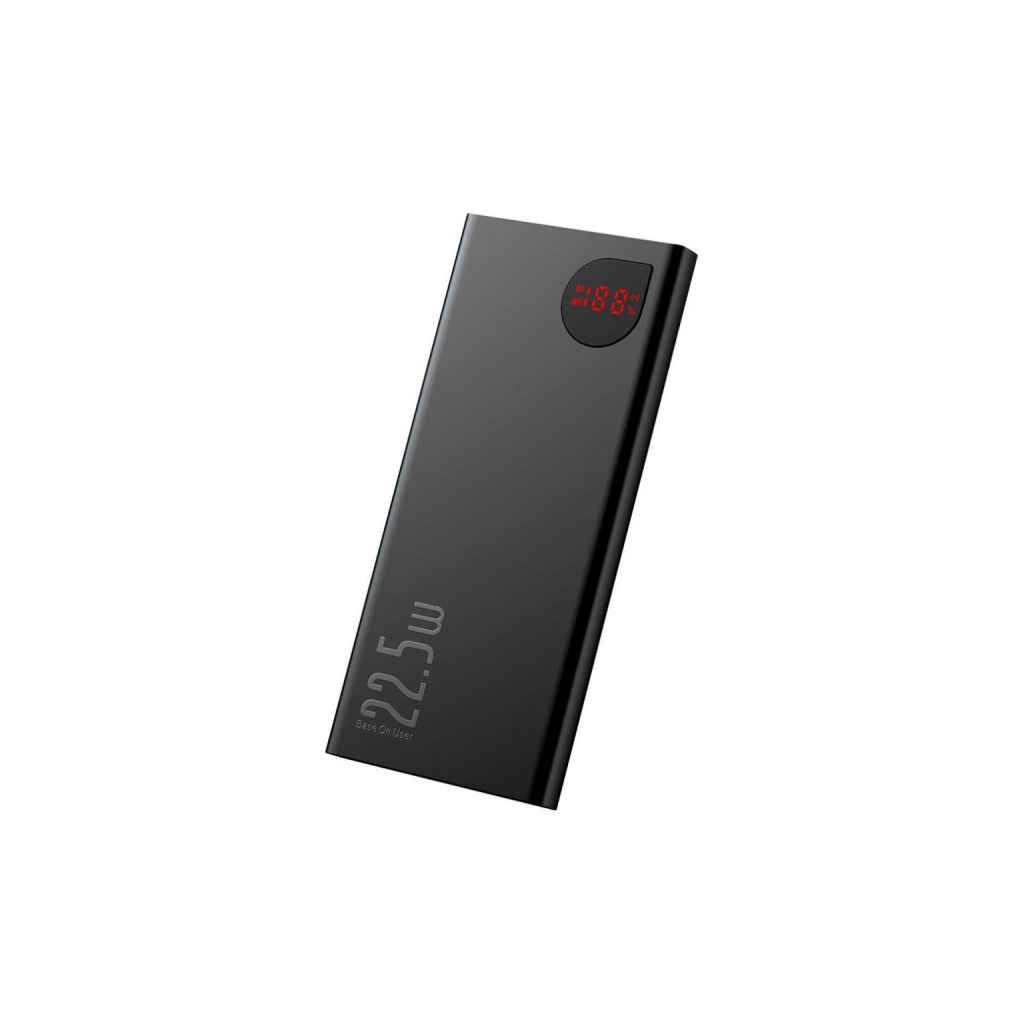 Повербанк Baseus Adaman 10000mAh, PD QC/3.0/22,5W, black (PPAD070001)