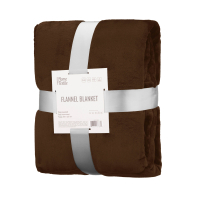ARDESTO Flannel plaid 200x220cm, 100% polyester, brown (ART0218SB)