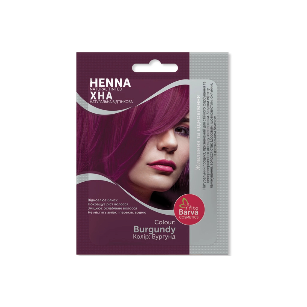 Хна Fito Barva Henna Natural Tinted Відтінкова Бургунд 25 г (8908011049723) Хна Fito Barva Henna Natural Tinted Відтінкова Бургунд 25 г (8908011049723)