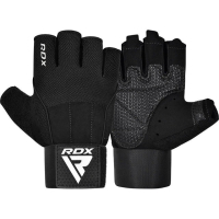 Fitness gloves RDX W3 with EVA Padding Black M (WGS-W3B-M+)