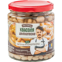 Овочева консервація 100 РОКІВ Квасоля Делікатесна біла 460 г (4820285620054)