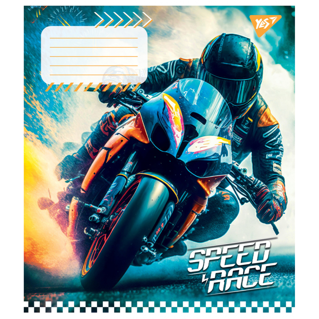 Зошит Yes Speed race А5 36 аркушів клітинка (767337) Зошит Yes Speed race А5 36 аркушів клітинка (767337)