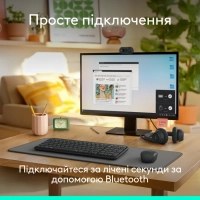 Комплект Logitech MK250 Bluetooth UA Graphite (920-013823)
