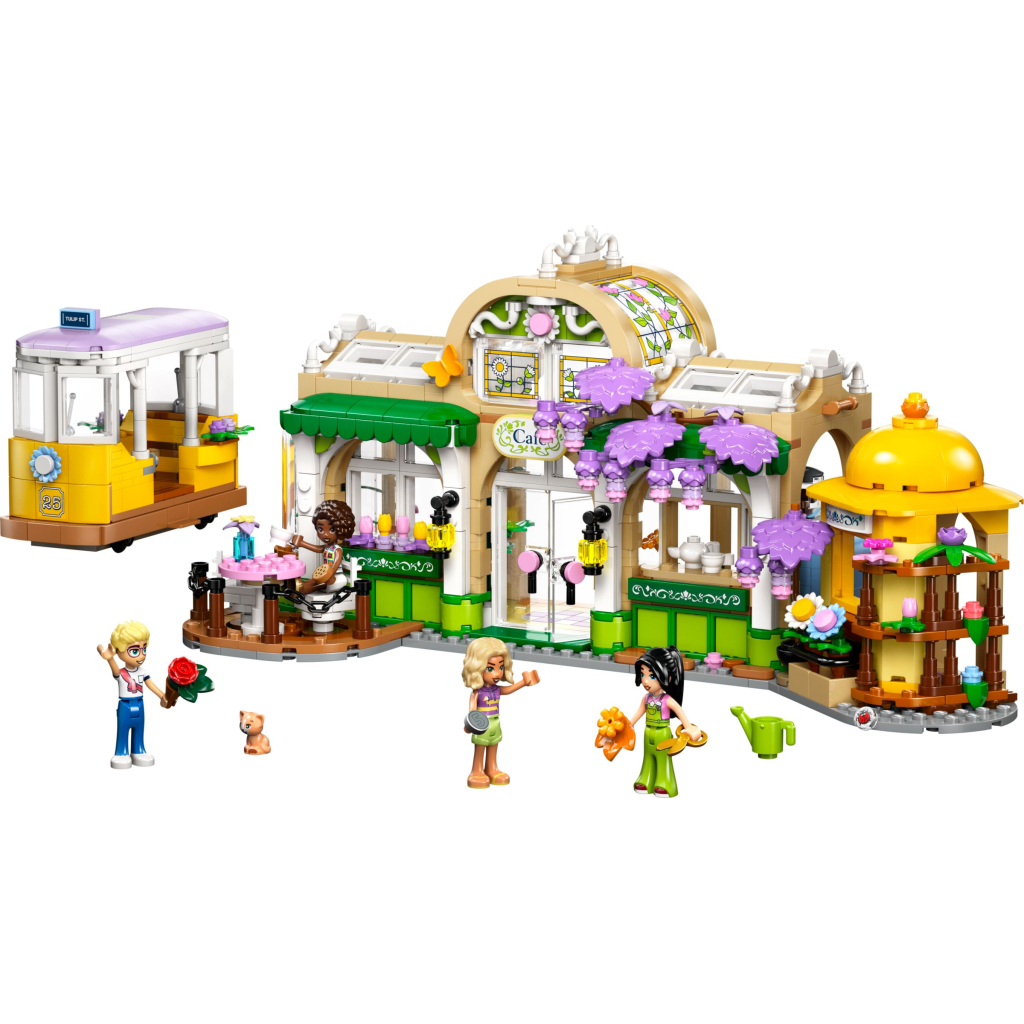 Конструктор LEGO Friends Кав'ярня з рослинами та квітковий магазин (42671)