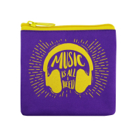 Wallet for children Cool For School with a zipper, purple (CF86345)