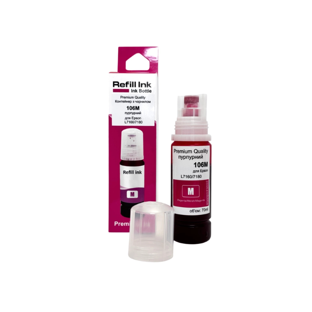 Чорнило Premium Quality Epson 106 70мл Magenta C13T00R240 (70264892)