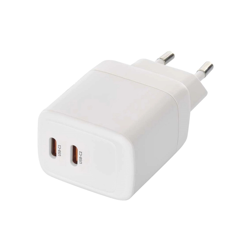 Зарядний пристрій EMOS V03G35 2xUSB-C 15W GaN (V03G35)