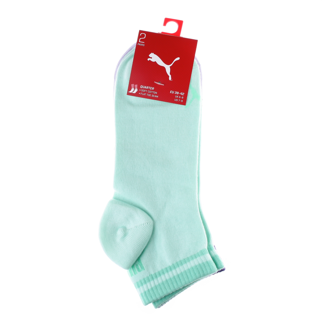 Шкарпетки Puma Heritage Quarter 2P 281012001-004 фіолетовий, м'ятний 39-42 (8718824801674) Шкарпетки Puma Heritage Quarter 2P 281012001-004 фіолетовий, м'ятний 39-42 (8718824801674)