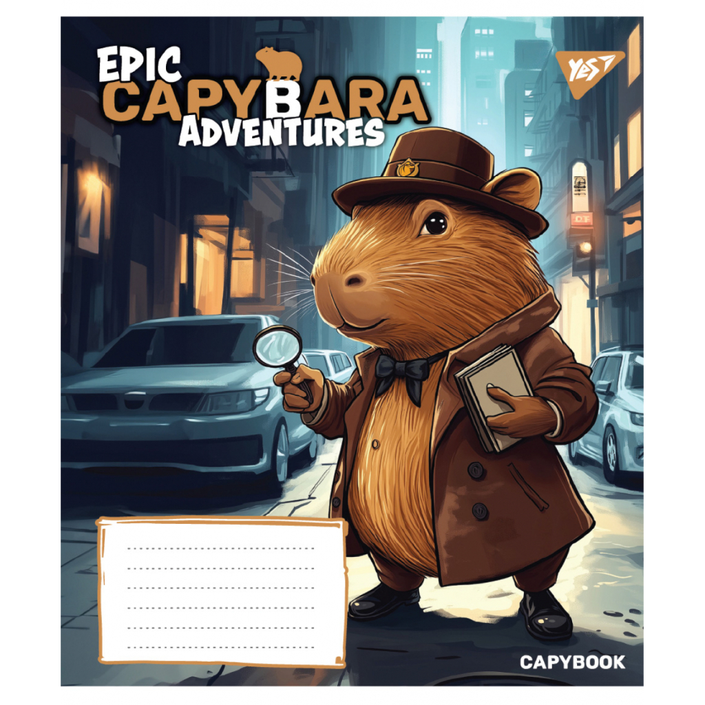 Зошит Yes Epic Capybara А5 12 аркушів лінія (767792)
