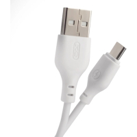 Дата кабель USB 2.0 AM to USB-C 1.0m 2.1A white XO (XO-NB-103-TC-1-WH)
