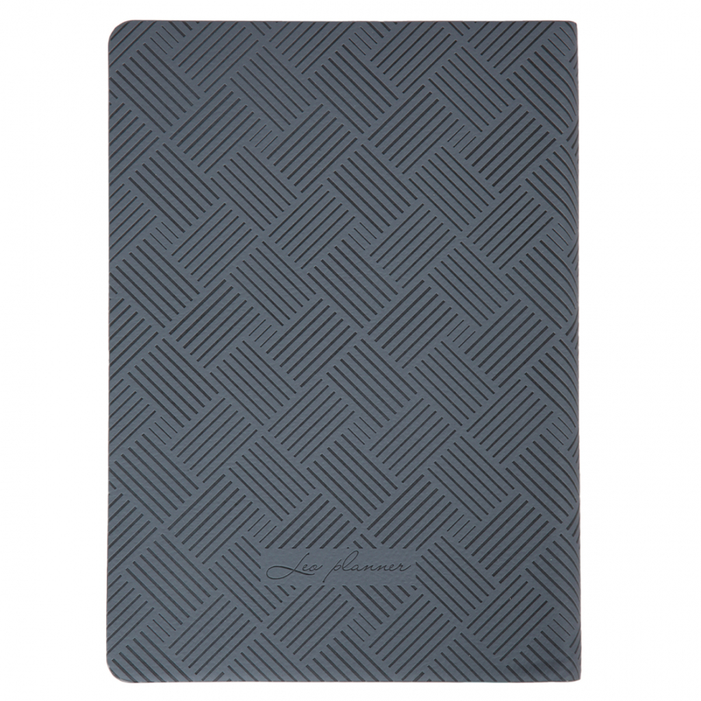 Тижневик Leo planner А5 датований 2026 "Urban", м‘який, сірий, 368 сторінок (252692)