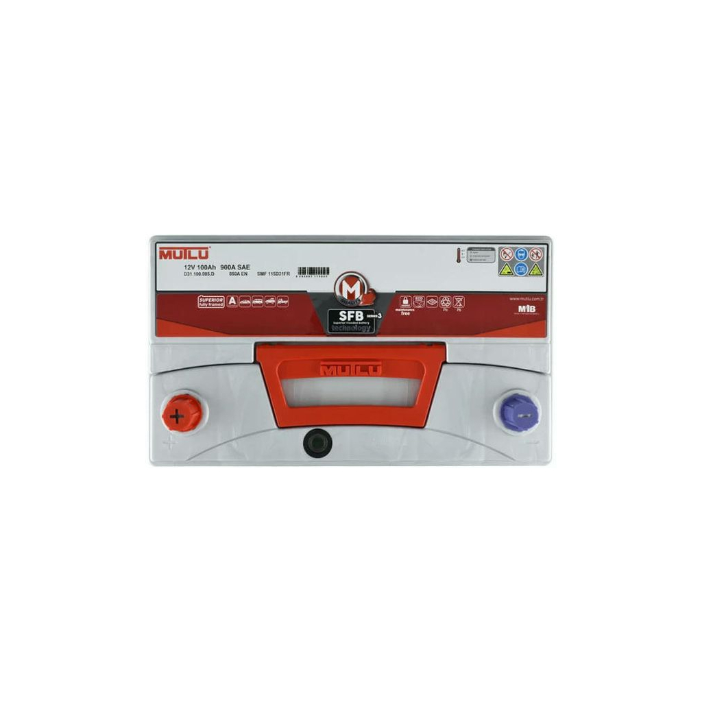 Акумулятор автомобільний MUTLU 6СТ-100 (1) Asia SFB D31.100.085.D Акумулятор автомобільний MUTLU 6СТ-100 (1) Asia SFB D31.100.085.D