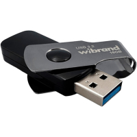 USB флеш накопичувач Wibrand 16GB Lizard Black USB 3.2 (WI3.2/LI16P9B)