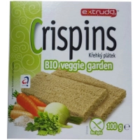 Хлібці дитячі Extrudo Crispins Органічні з овочами 100 г (27770-1707)