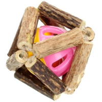 Toy for cats Hippie Pet Ball in a cage 5.5 cm (HIPCT20003-S)