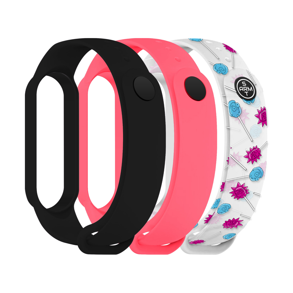 Ремінець до фітнес браслета Armorstandart комплект 3шт Xiaomi Mi Band 7/6/5 RM Candy (ARM77049) Ремінець до фітнес браслета Armorstandart комплект 3шт Xiaomi Mi Band 7/6/5 RM Candy (ARM77049)