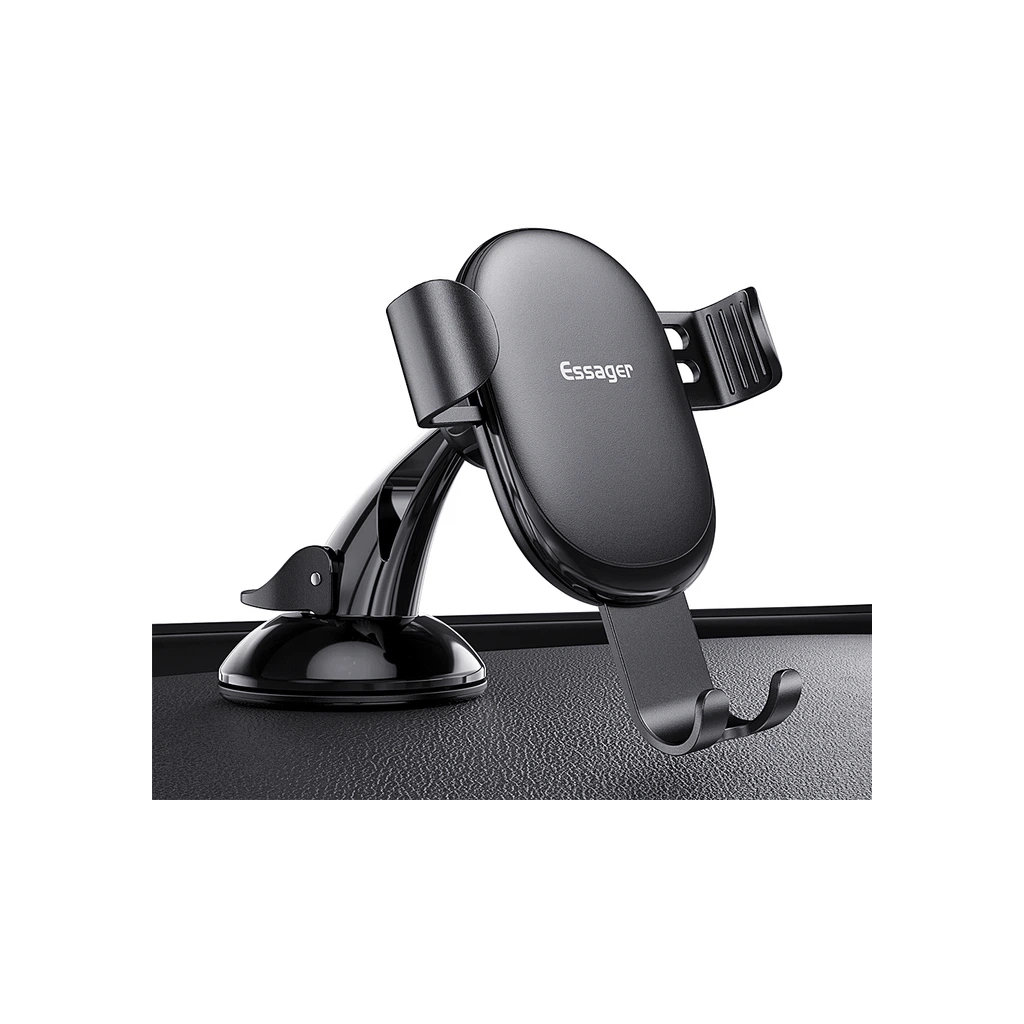 Універсальний автотримач Essager MoJack Gravity Car Phone Holder (osculum type) Black (EZJXP-MJ01)