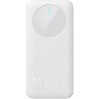 Батарея універсальна JOYROOM 10000mAh 12W QC, 2xUSB-A, USB-C In/Out White (JR-PBF12)