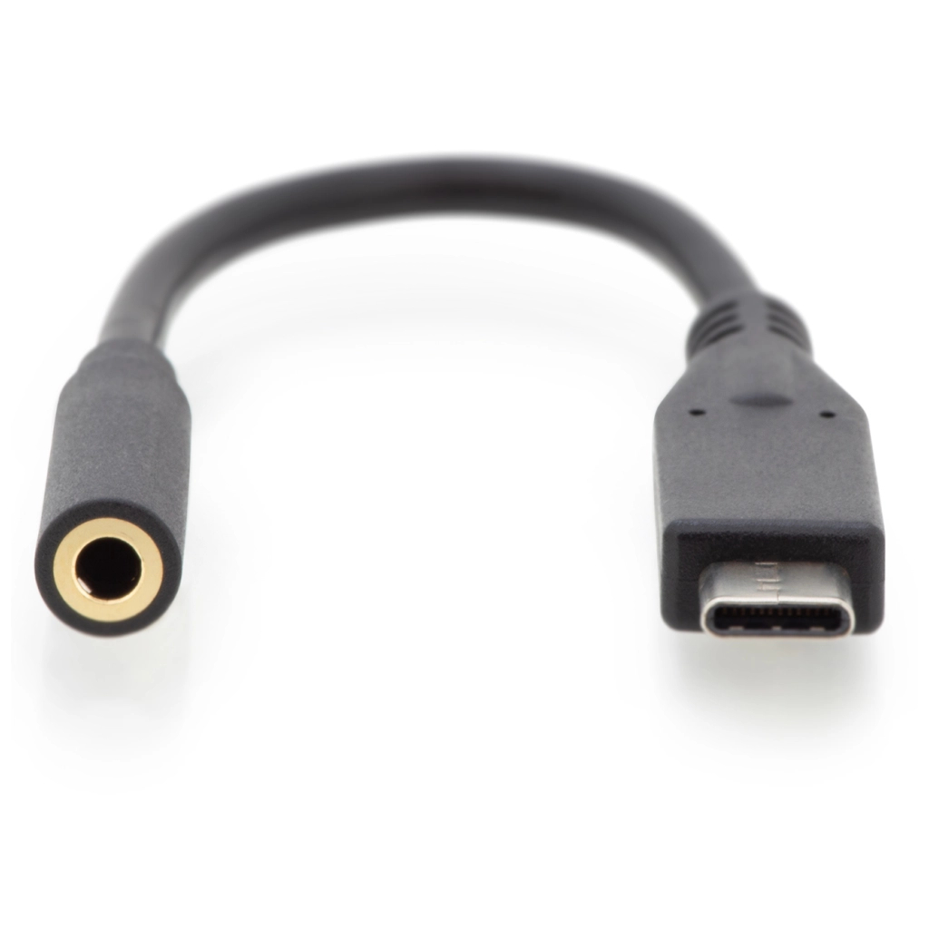 Перехідник USB-C M to 3.5mm F 0.2m Digitus (AK-300321-002-S)