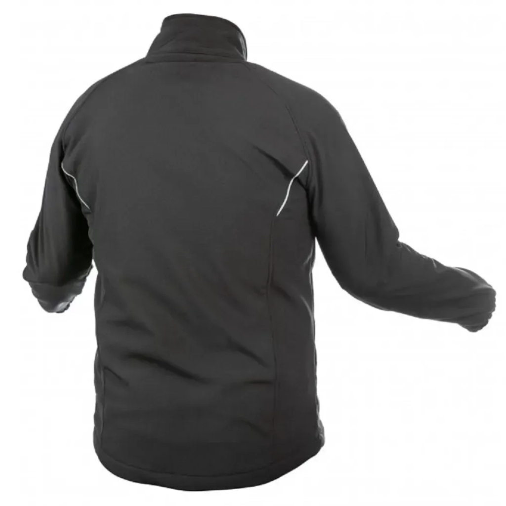 Куртка робоча Hoegert BIESE HT5K258-3XL SoftShell 96% поліестер/4% еластан чорна, 3XL (58) (HT5K258-3XL)