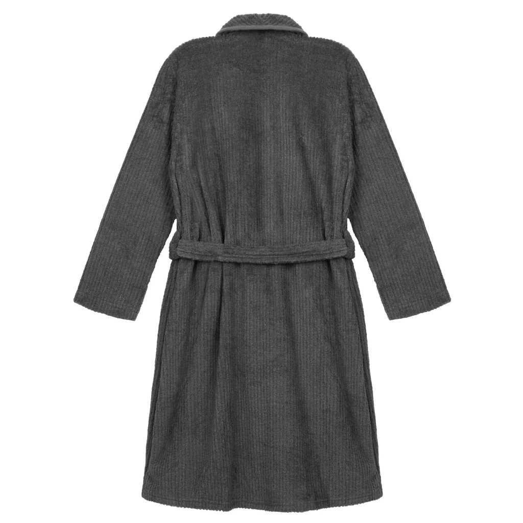 Халат Ardesto чоловічий Stripe, розмір XL/XXL, 100% поліестер, темний (ART2120MGX)