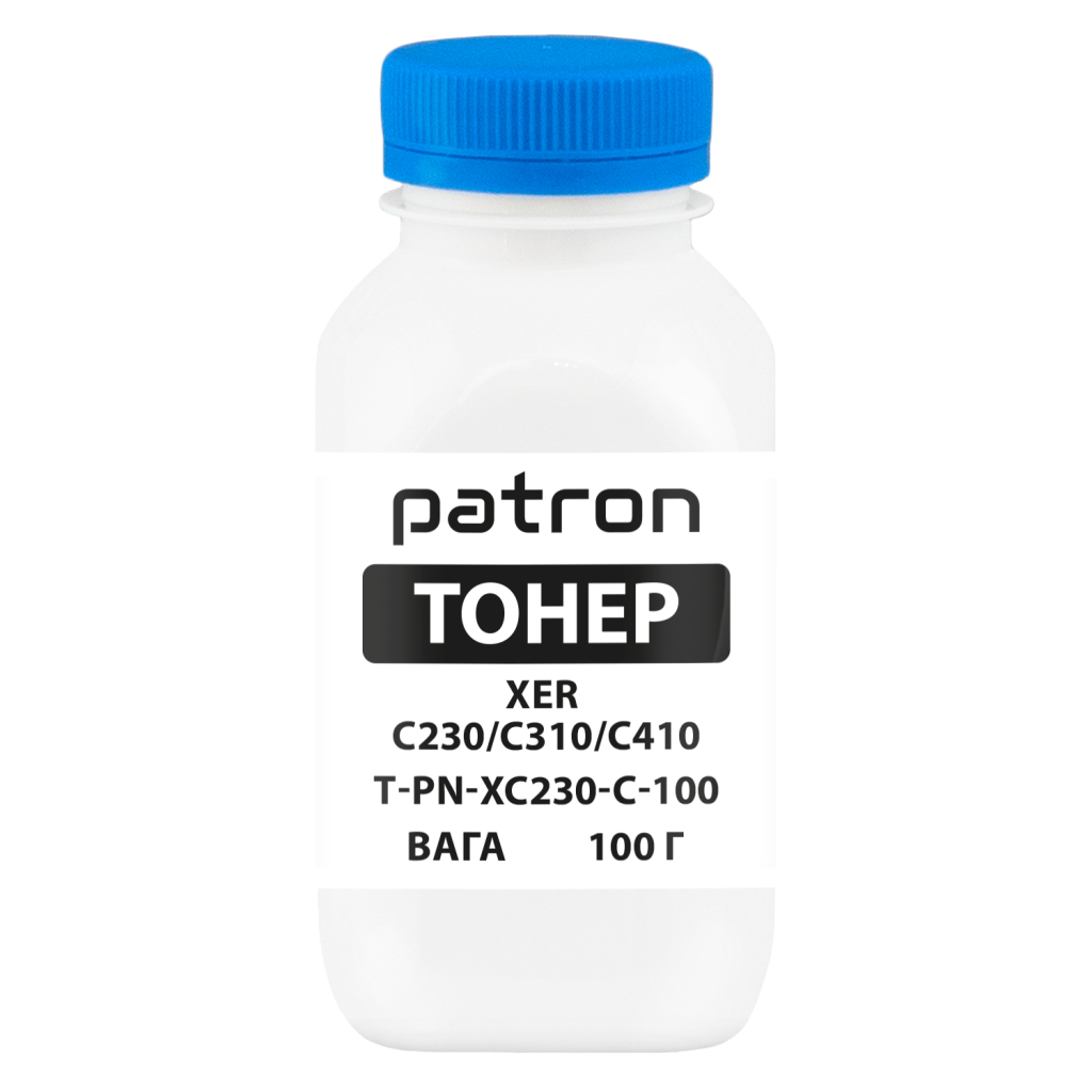Тонер XER C230/C310/C410, 100 г, Cyan Patron (PN-XC230-C-100)