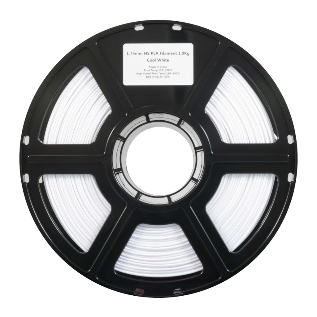 Пластик для 3D-принтера Flashforge PLA High speed 1,75mm 1kg COOL WHITE (90009987001)