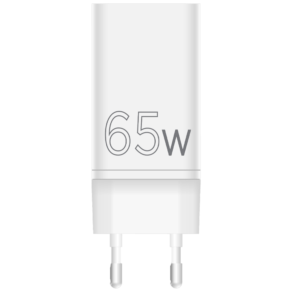 Зарядний пристрій Sigma 2xUSB-C PD65W + 1xUSB QC3.0 GaN X-power PS65-01 white (4827798637715)