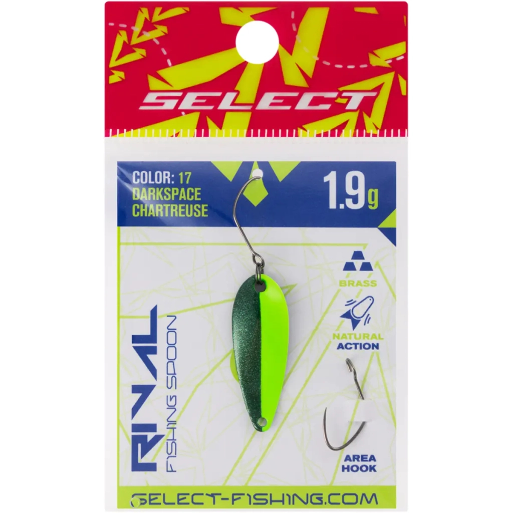 Блешня Select Rival 1.9g 30mm 17 DarkSpace Chartreuse (1870.79.96) Блешня Select Rival 1.9g 30mm 17 DarkSpace Chartreuse (1870.79.96)