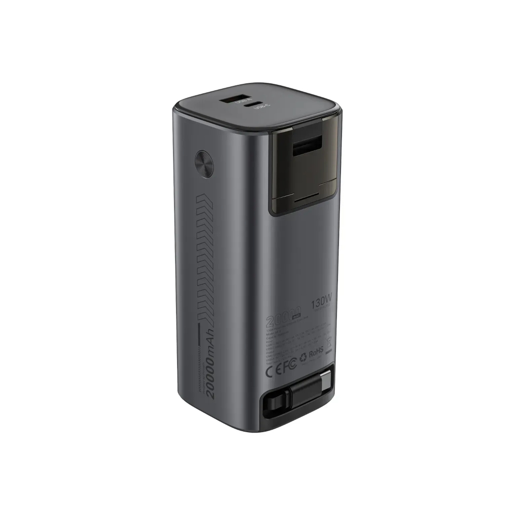 Повербанк Choetech 20000mAh, PD/130W, QC, AFC , TFT, pass-through charging (B815C)