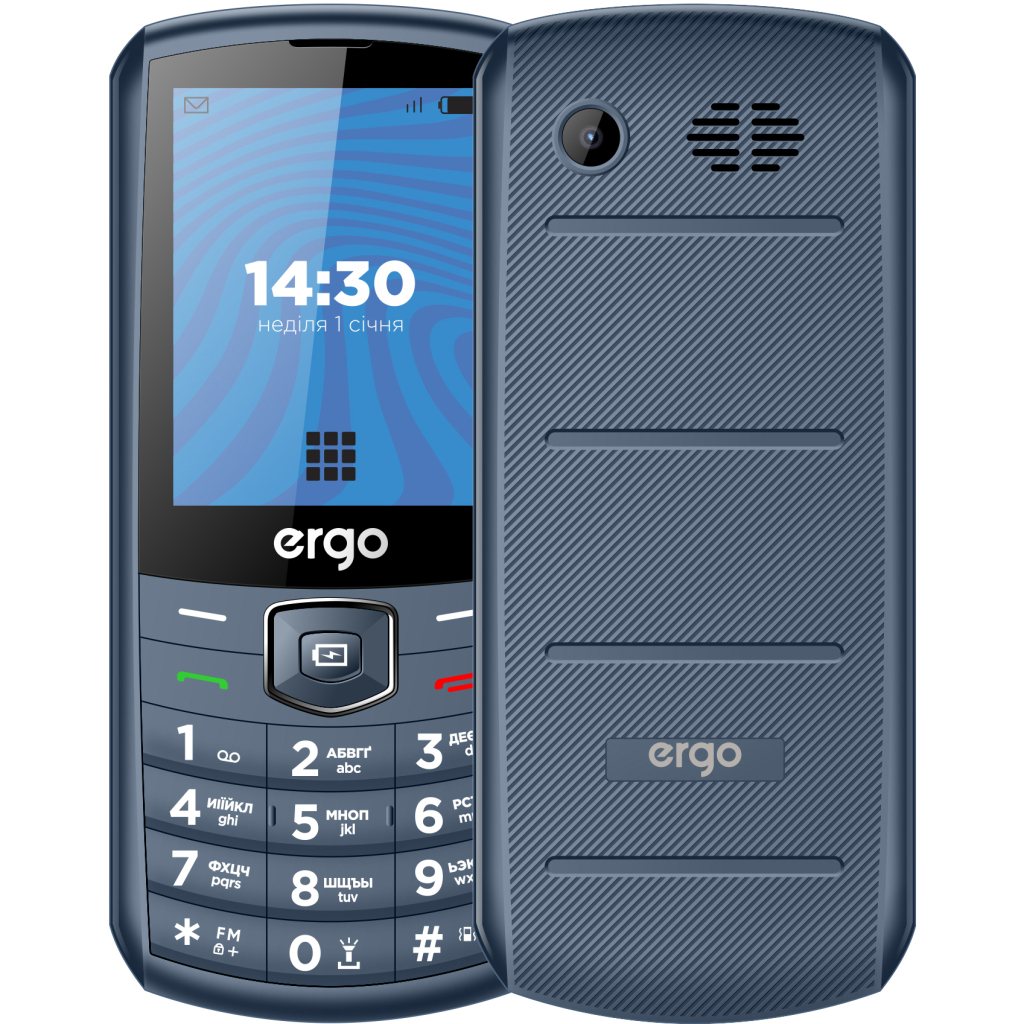 Мобільний телефон Ergo E285 Blue