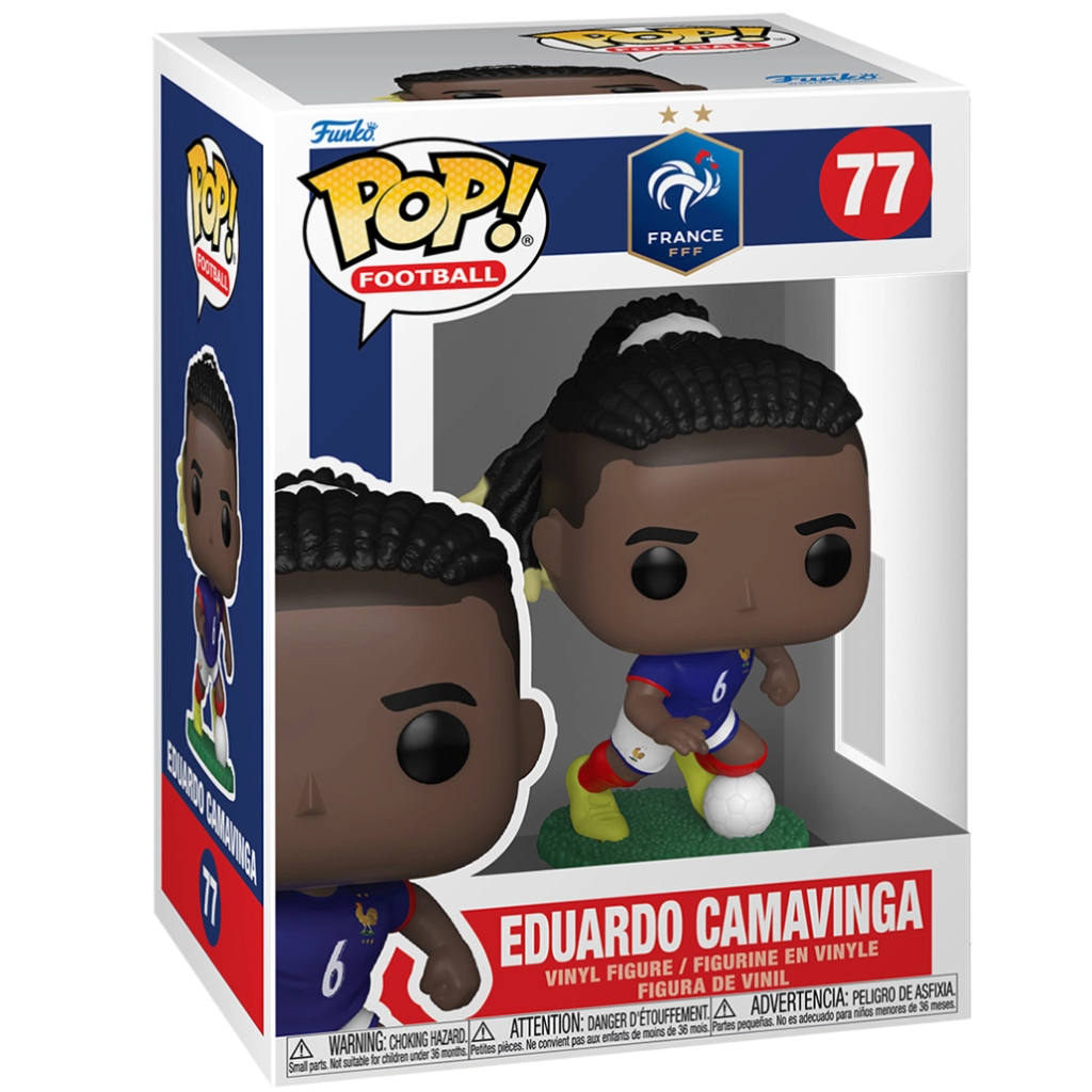 Фігурка Funko Pop серії Футбол: Франція - Едуарду Камавінга (92729) Фігурка Funko Pop серії Футбол: Франція - Едуарду Камавінга (92729)